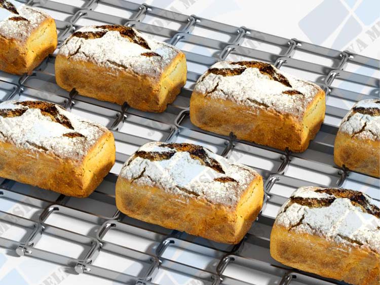 Flat wire belts for Baking industry